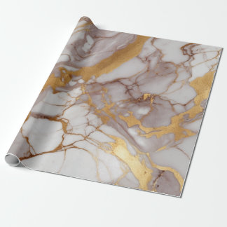 marble with gold wrapping paper