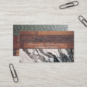 Marble Wood Carpeting Business Card