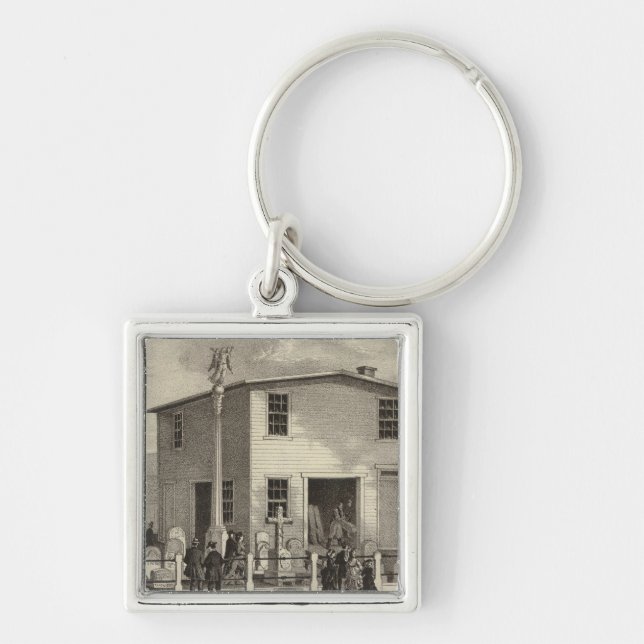Marble Works of WE Raymond Key Ring (Front)
