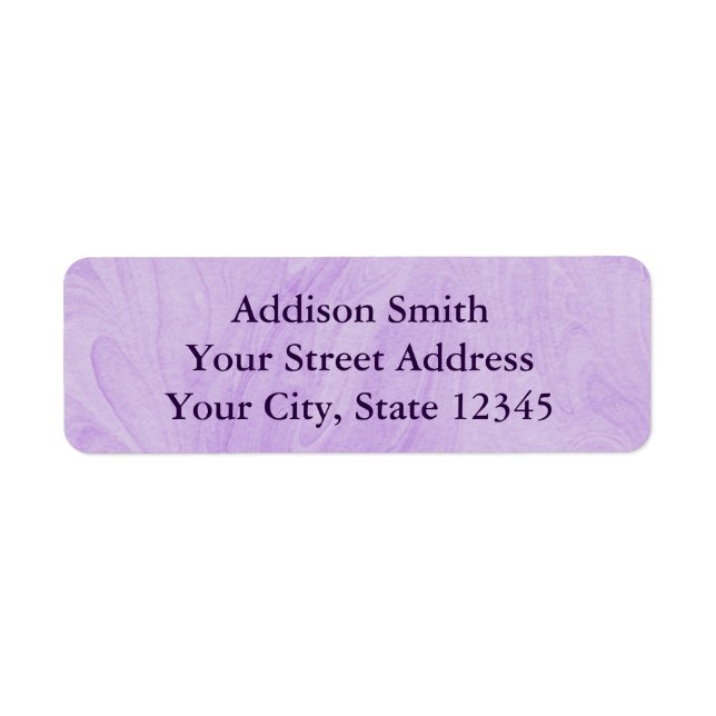 Marbled Abstract Design | Purple (Front)