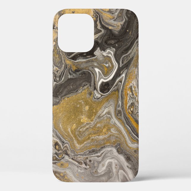 Marbled acrylic, nature-inspired texture. Case-Mate iPhone case (Back)