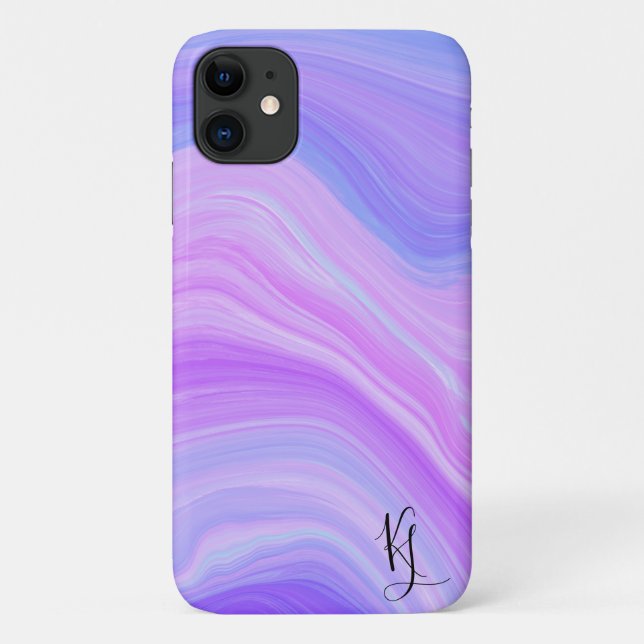 Marbled Agate Personalised Phone Case (Back)