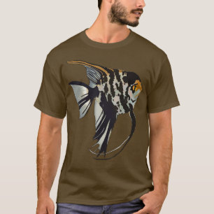 Marbled Angelfish Freshwater Angel T-Shirt