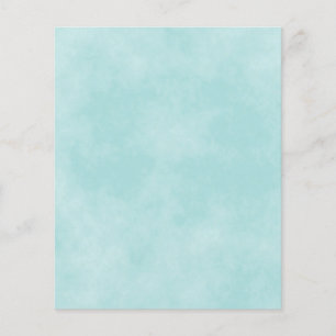 Marbled Aqua or Teal Fog Paper