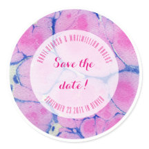 Marbled blue and pink