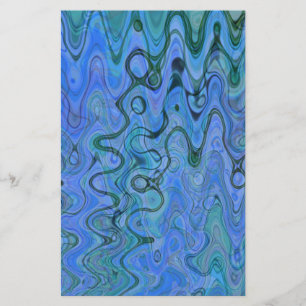 Marbled Blue Waters