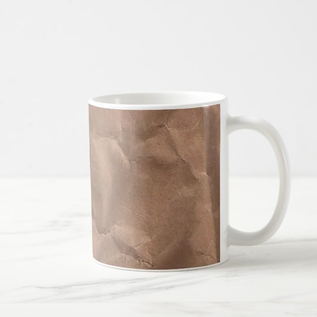 Marbled Brown Coffee Mug (Right)