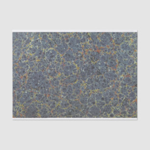 Marbled End Paper Blue