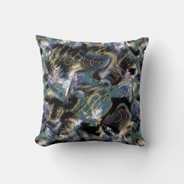 Marbled fish cushion (Front)