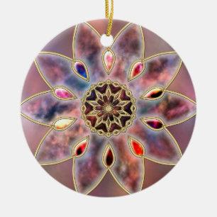 Marbled Galaxies Ornament