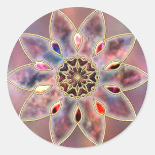 Marbled Galaxies Stickers