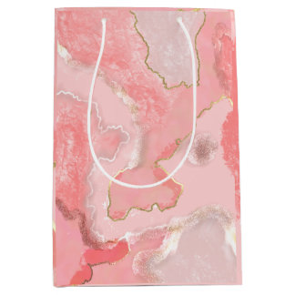 Marbled Glossy Gift Bag
