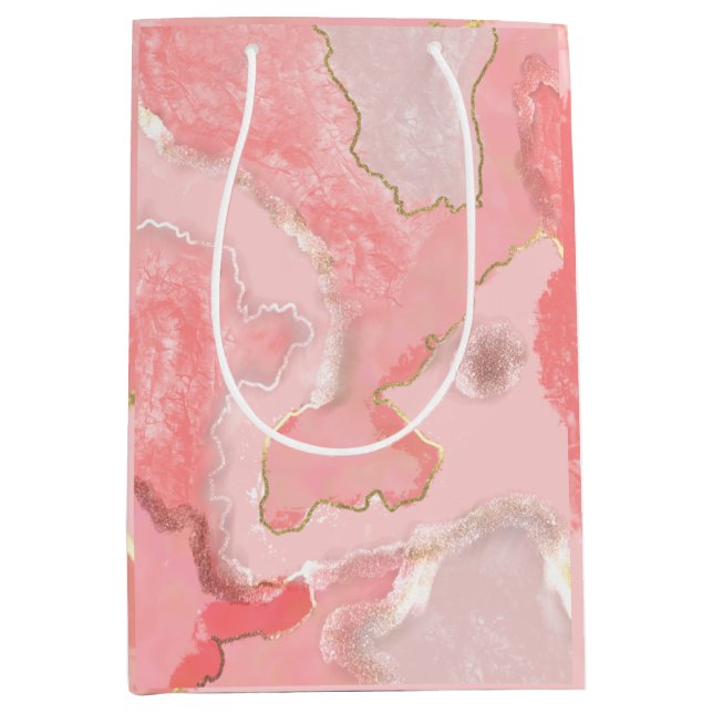 Marbled Glossy Gift Bag (Front)