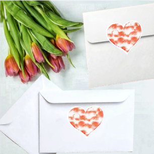 Marbled Heart Sticker