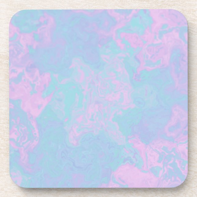 Marbled Pastel Coaster (Front)