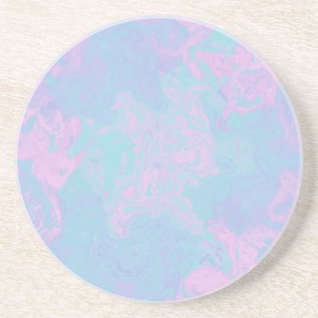 Marbled Pastel Coaster (Front)