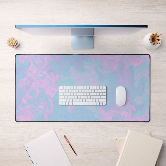 Marbled Pastel Desk Mat (Office 1)