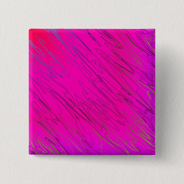 Marbled Pink 15 Cm Square Badge (Front)