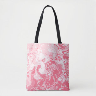 Marbled Pink Tote Bag