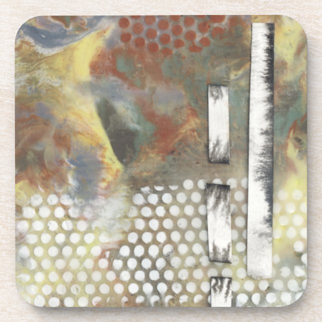 Marbled Pixels II Coaster (Front)