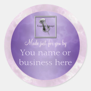 Marbled Purple personalised Label