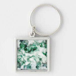 Marbled Quartz Texture Key Ring