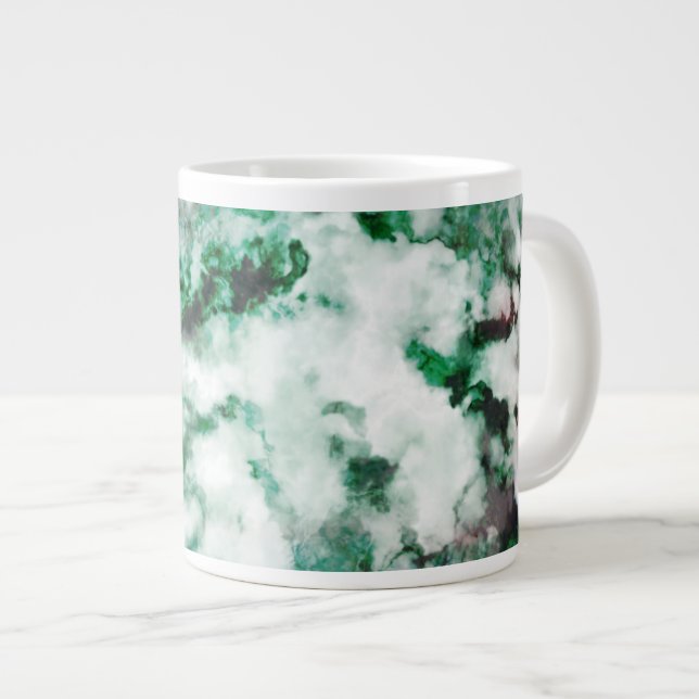 Marbled Quartz Texture Large Coffee Mug (Front Right)
