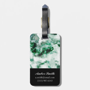 Marbled Quartz Texture Luggage Tag