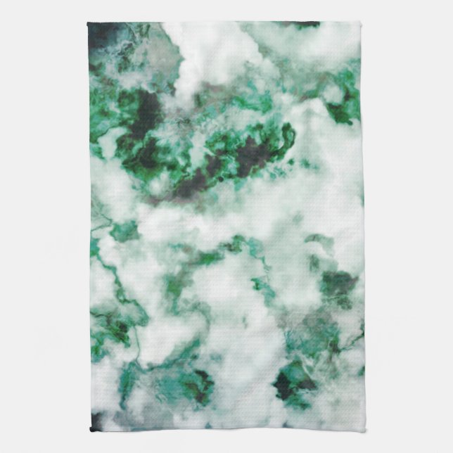 Marbled Quartz Texture Tea Towel (Vertical)