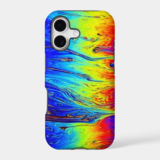 Marbled Rainbow Artwork Beautiful (Back)