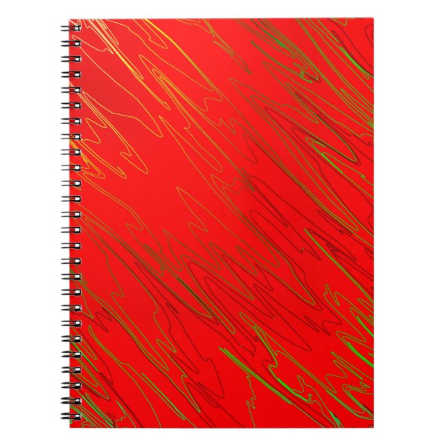 Marbled Red Notebook (Front)