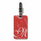 Marbled Red Script Monogrammed