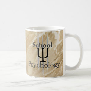 Marbled School Psychology Coffee Mug