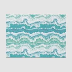 marbled sea foam : tissue paper