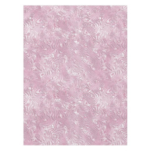 Marbled Silk Moire Pattern in Dusty Pink Tablecloth