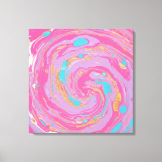 Marbled Swirl Canvas Print
