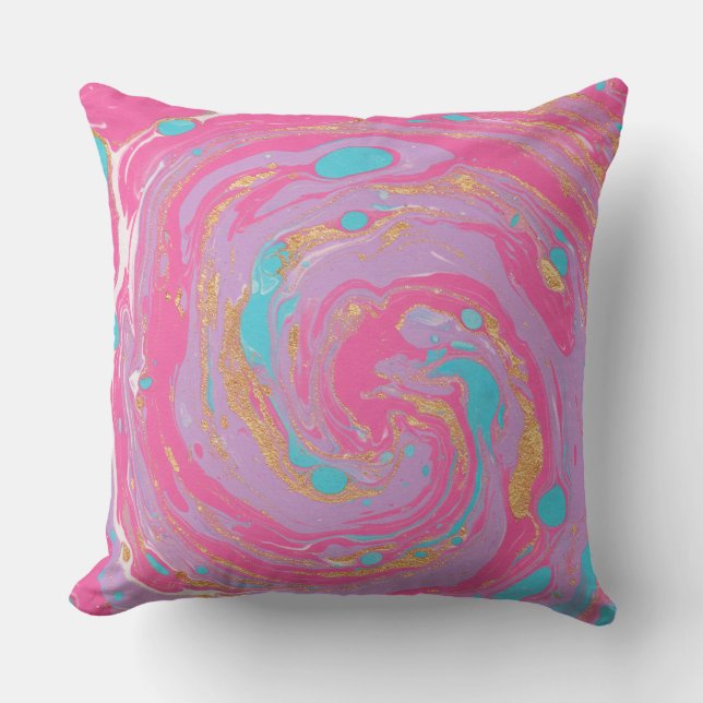 Marbled Swirl Cushion (Front)