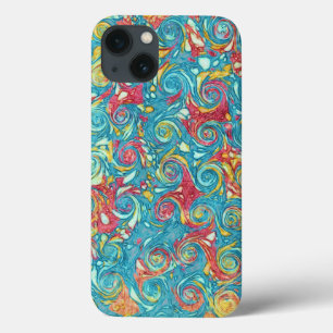 Marbled Swirls iPhone 13 Case