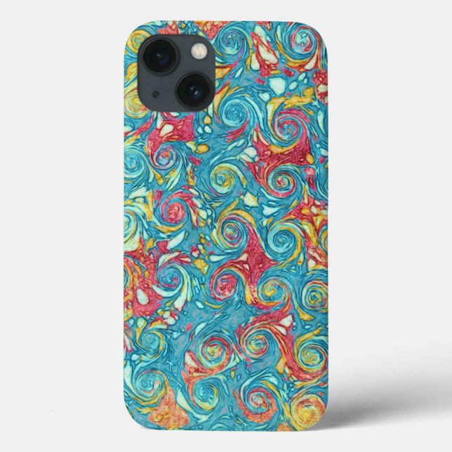 Marbled Swirls Case-Mate iPhone Case (Back)