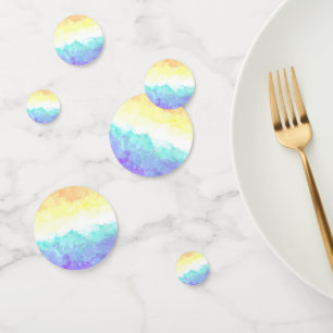 Marbled Swirly Boho Abstract Genderfaun Pride Flag Confetti