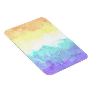 Marbled Swirly Boho Abstract Genderfaun Pride Flag Magnet