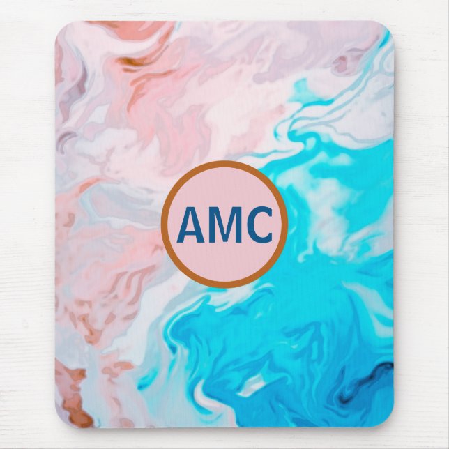 Marbled Wonder Mouse Mat (Front)