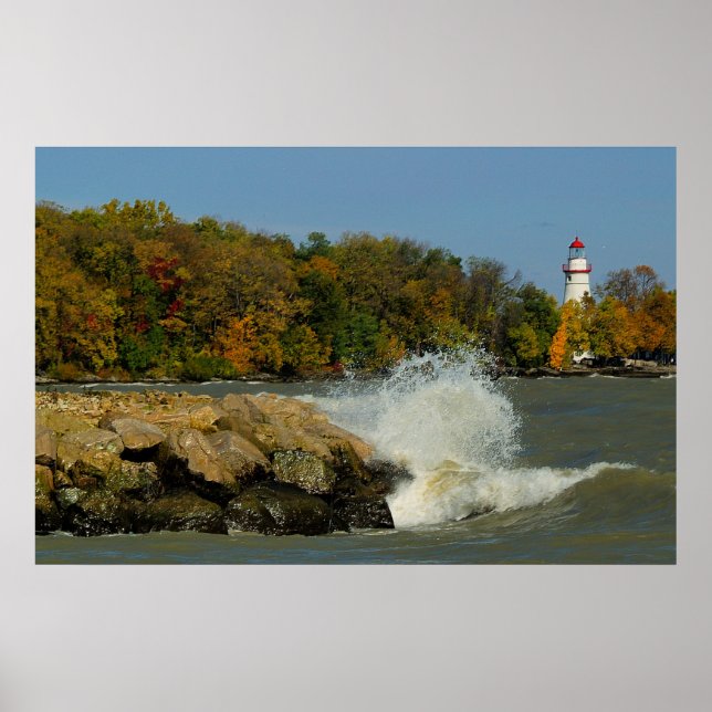 Marblehead Lighthouse Canvas Poster (Front)