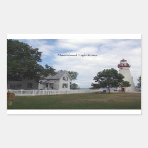 Marblehead Lighthouse & keepershouse sticker