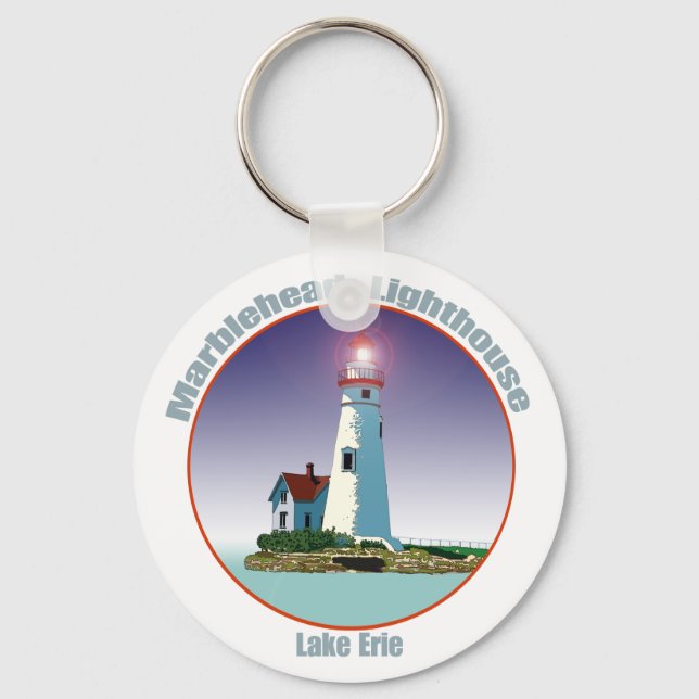 Marblehead Lighthouse Key Ring (Front)