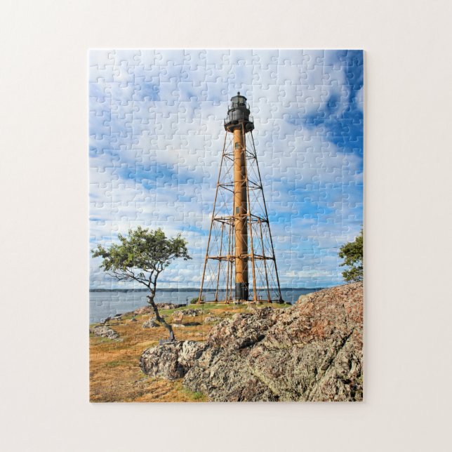 Marblehead Lighthouse, Massachusetts MA Puzzle (Vertical)