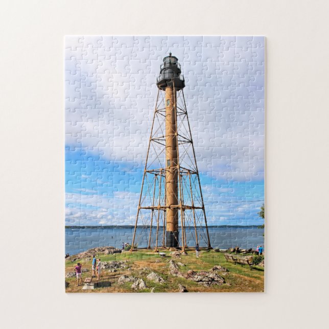 Marblehead Lighthouse, Massachusetts MA Puzzle (Vertical)