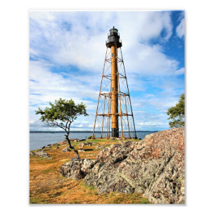 Marblehead Lighthouse, Massachusetts Photo Print