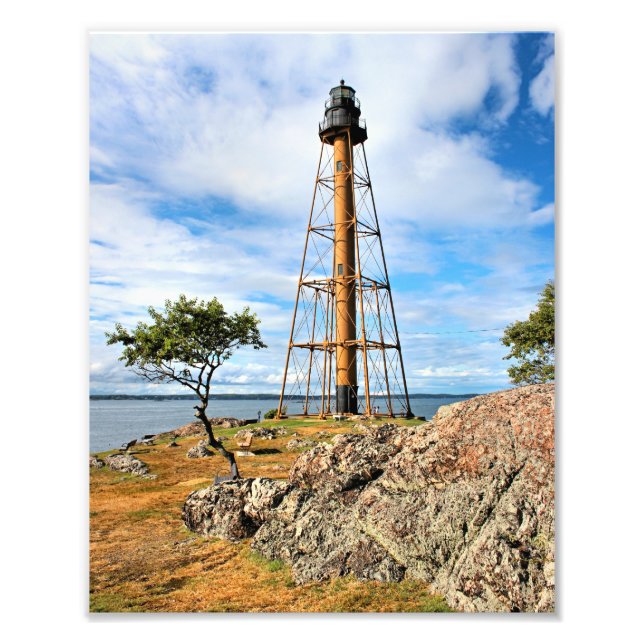 Marblehead Lighthouse, Massachusetts Photo Print (Front)
