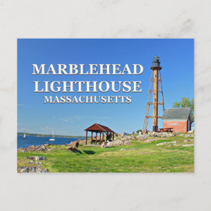 Marblehead Lighthouse, Massachusetts Postcard